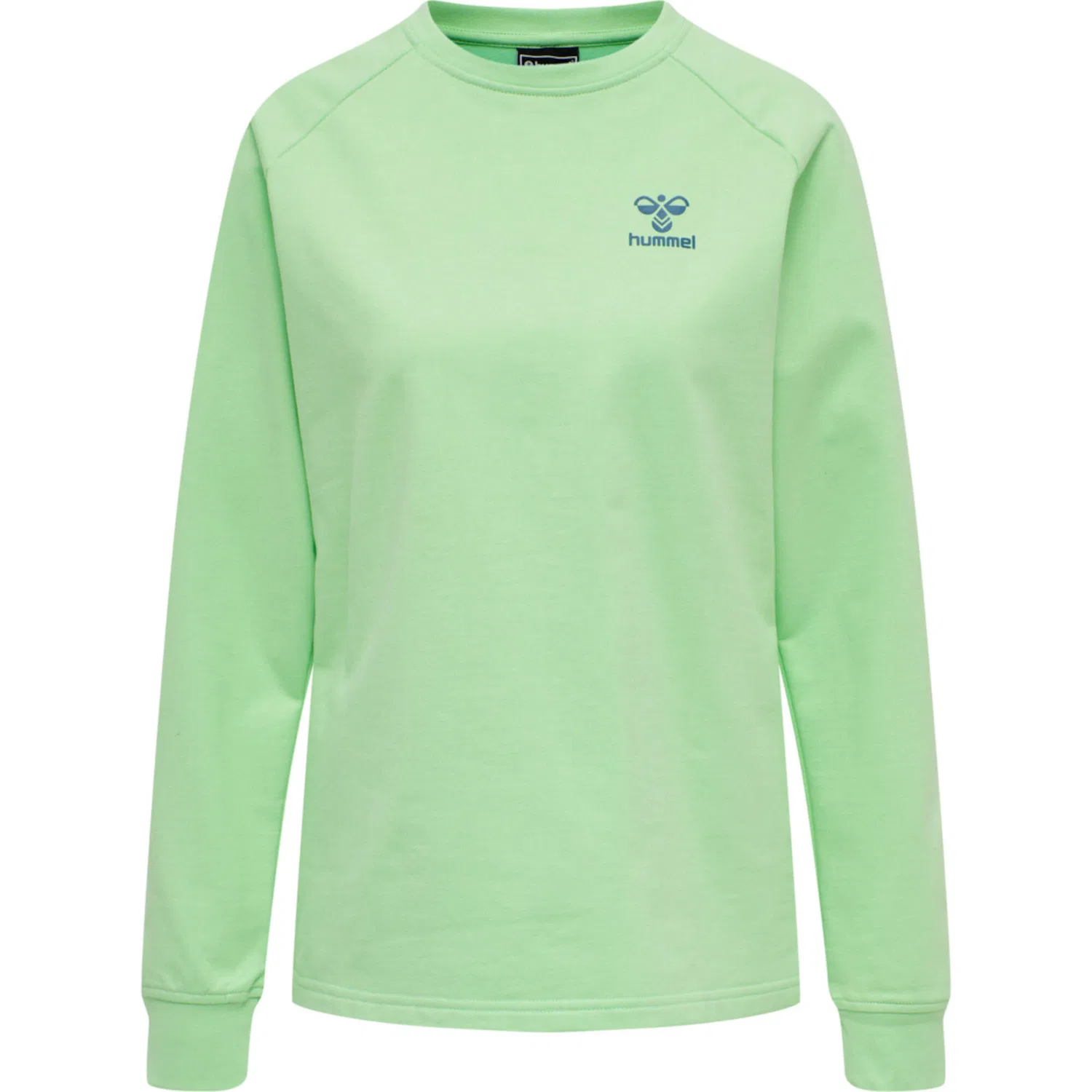 Детский свитшот из хлопка ACTION COTTON SWEATSHIRT KIDS Hummel, Grun