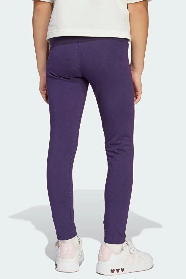 Детские леггинсы для девочек с принтом Minnie Printed Adidas, Purple — фото 2