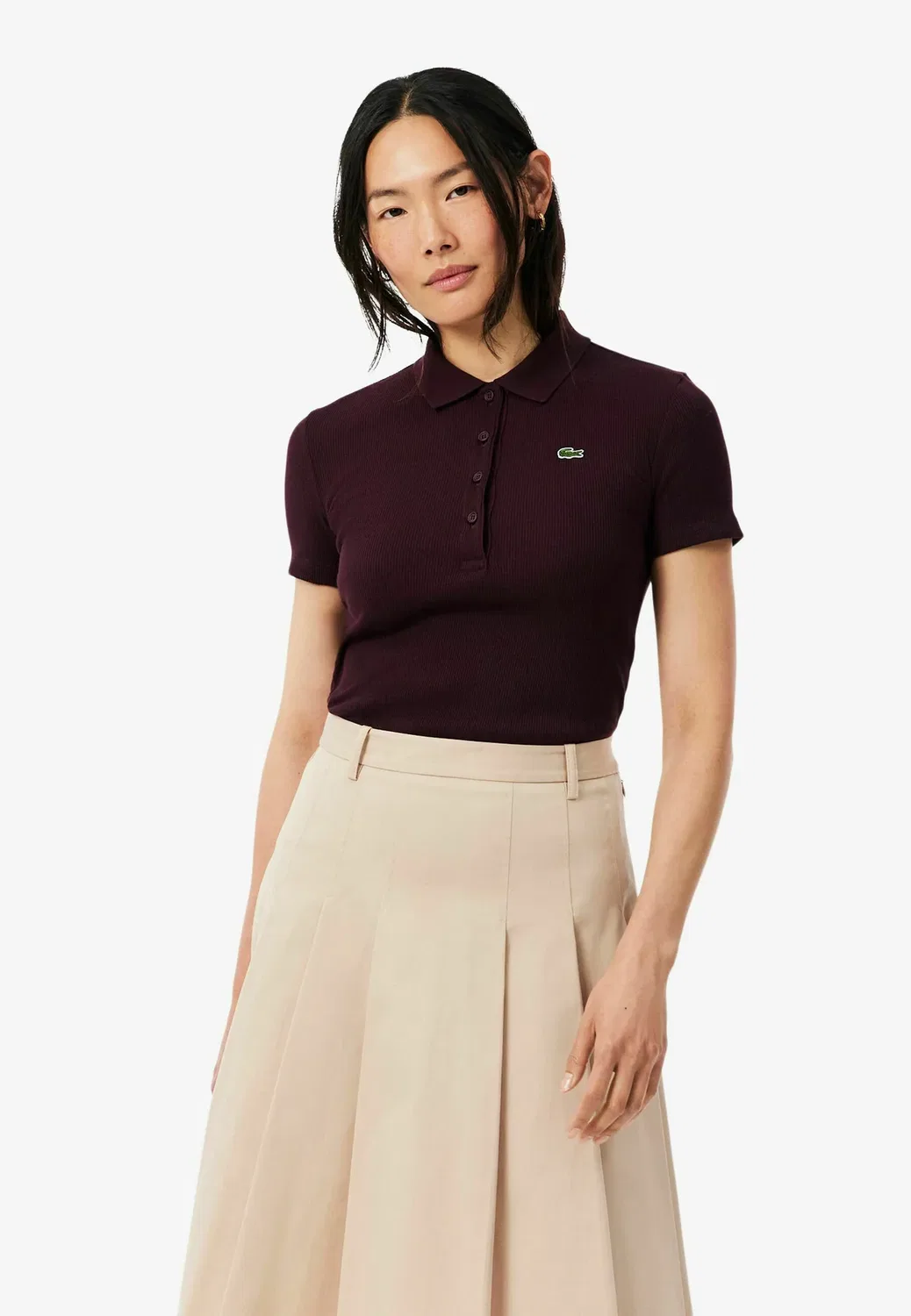 Df5377_70V - рубашка поло Lacoste, Marron Châtaigne-Ke