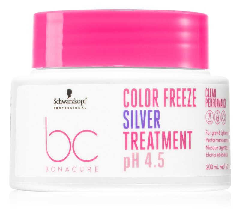 

Маска, нейтрализующая желтоватые оттенки Schwarzkopf Professional BC Bonacure Color Freeze Silver