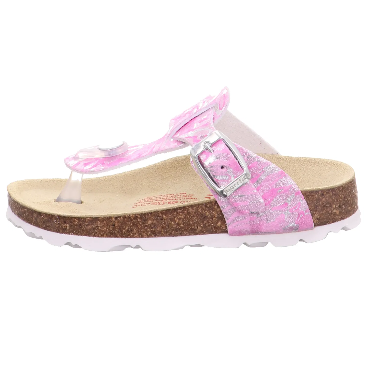 Мюли с глубоким ложем FUSSBETTPANTOFFEL Superfit, розовый — фото 3