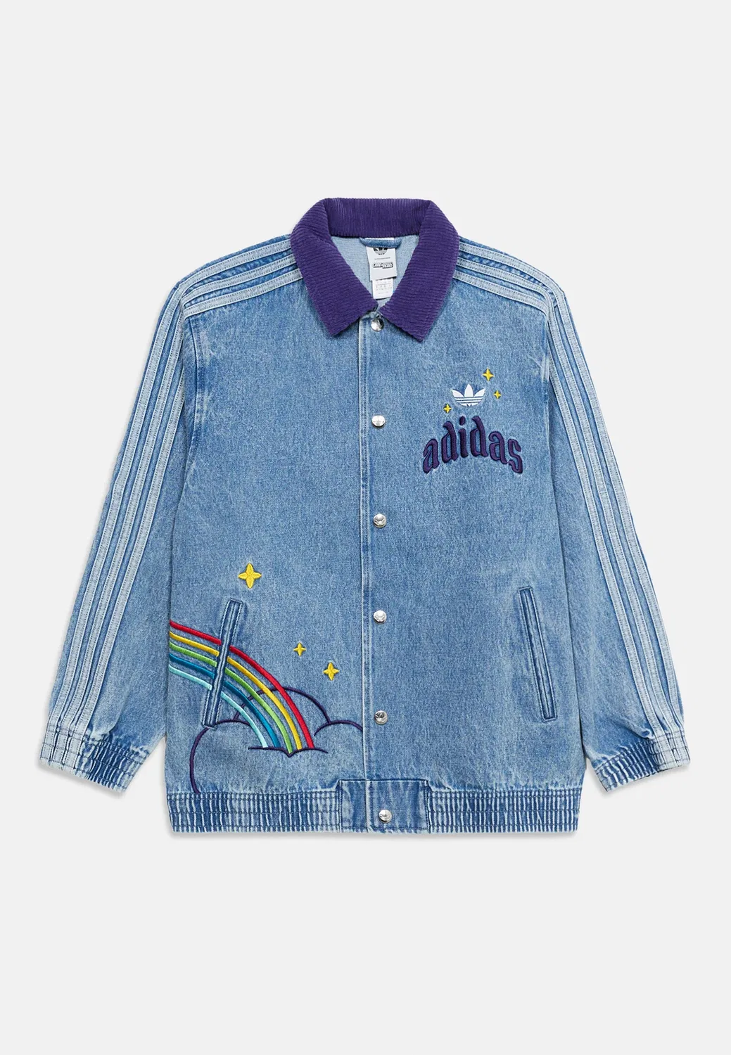 Куртка Care Bears из денима Adidas Originals, Light Denim — фото 3