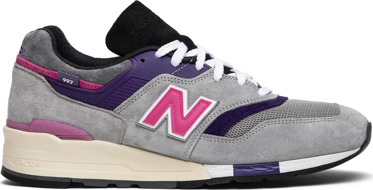 Кроссовки New Balance Kith x United Arrows & Sons x 997 'Grey Pink', серый — фото 2