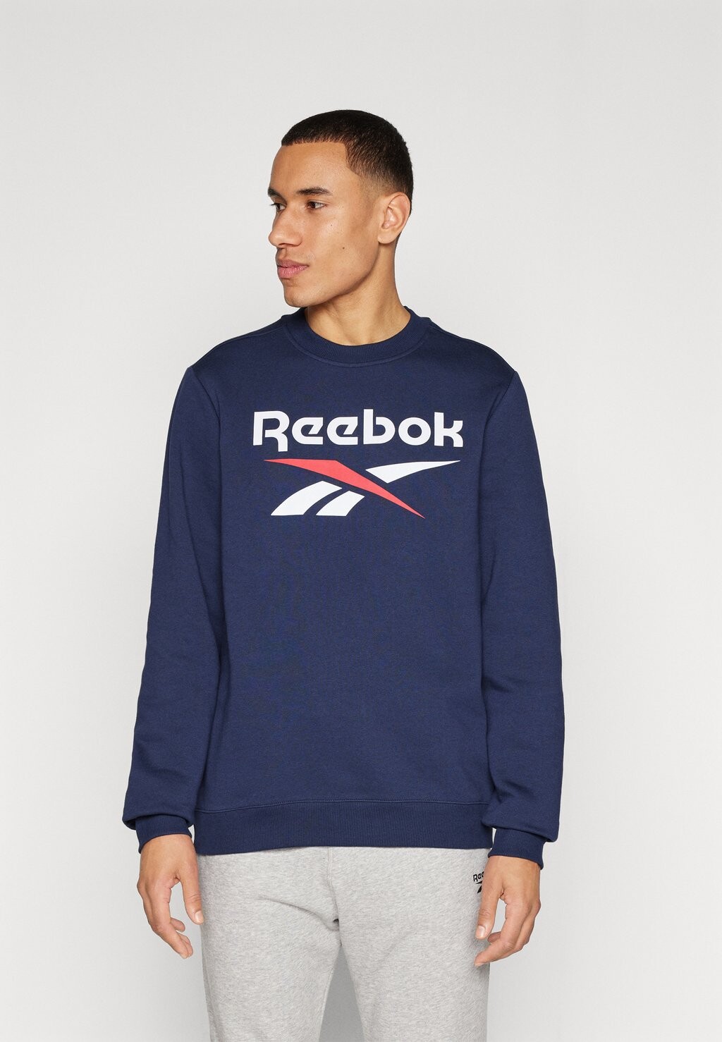 

Толстовка Big Logo Crew Reebok, цвет vecnav