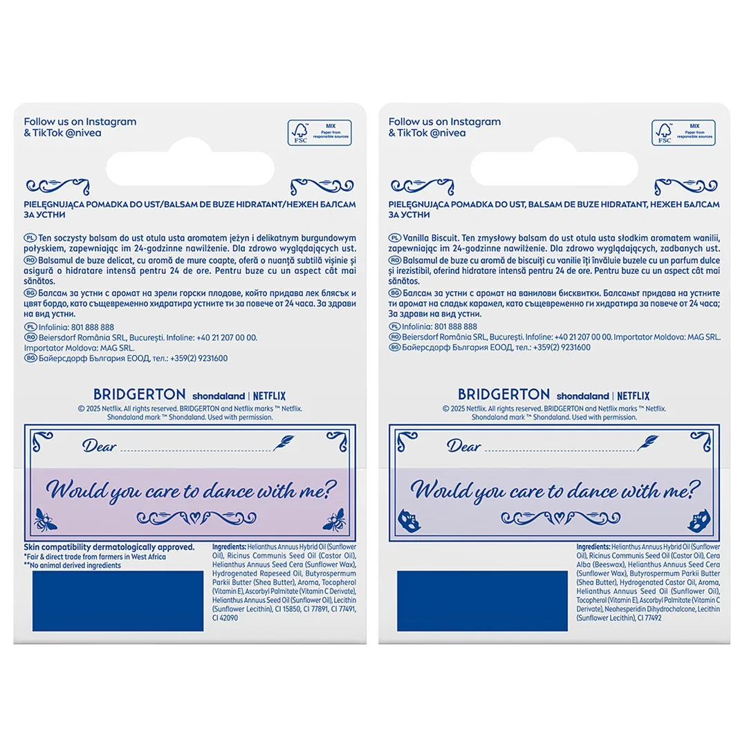 Помада для губ Blueberry+ Vanilla Nivea, 4,8 г — фото 2