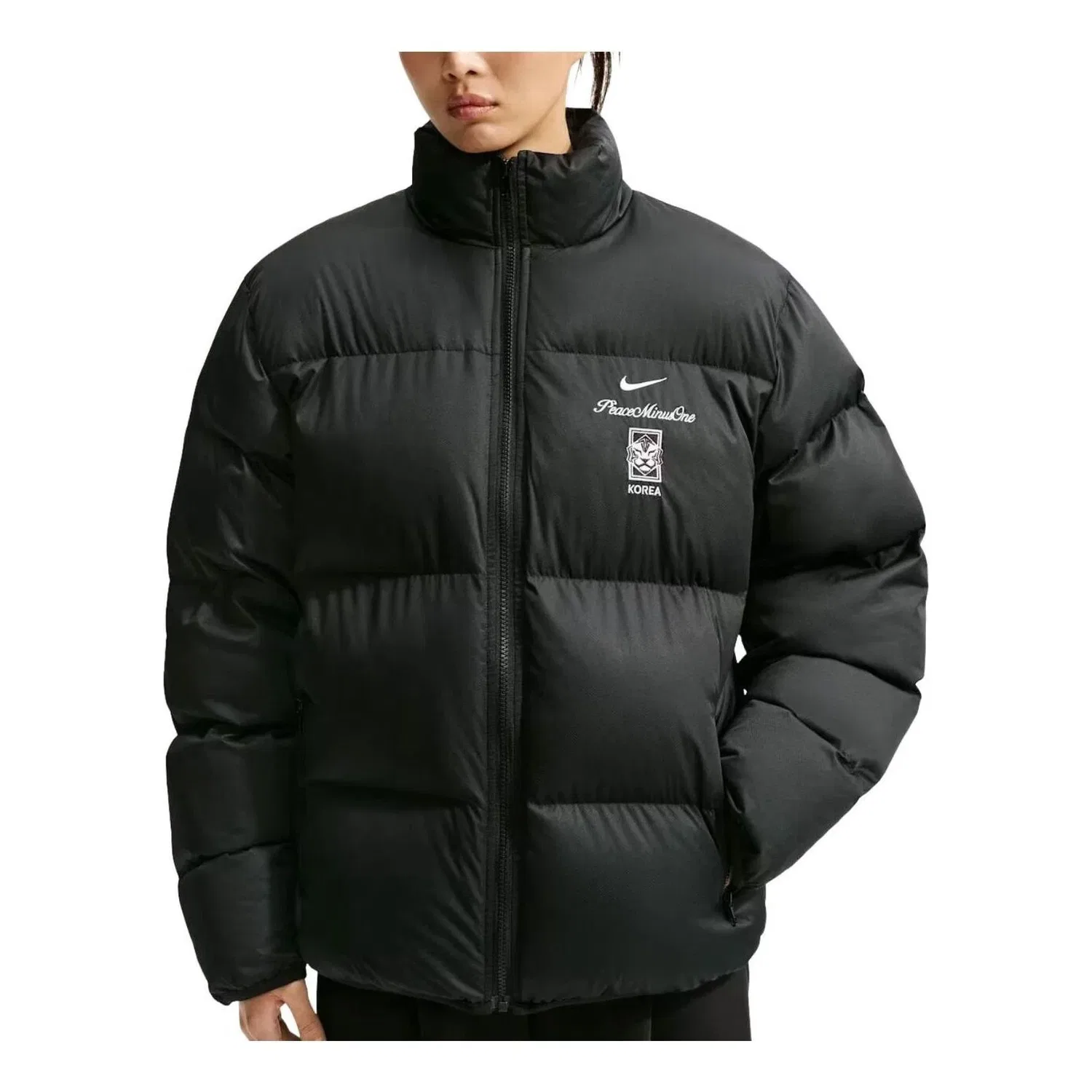 Мужская куртка-пуховик Nike x South Korea x Peaceminusone Cryoshot Padded Jacket 'Black', черный