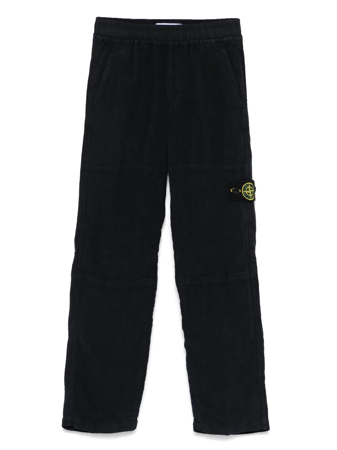 Штаны с компасом Stone Island, темно-синий