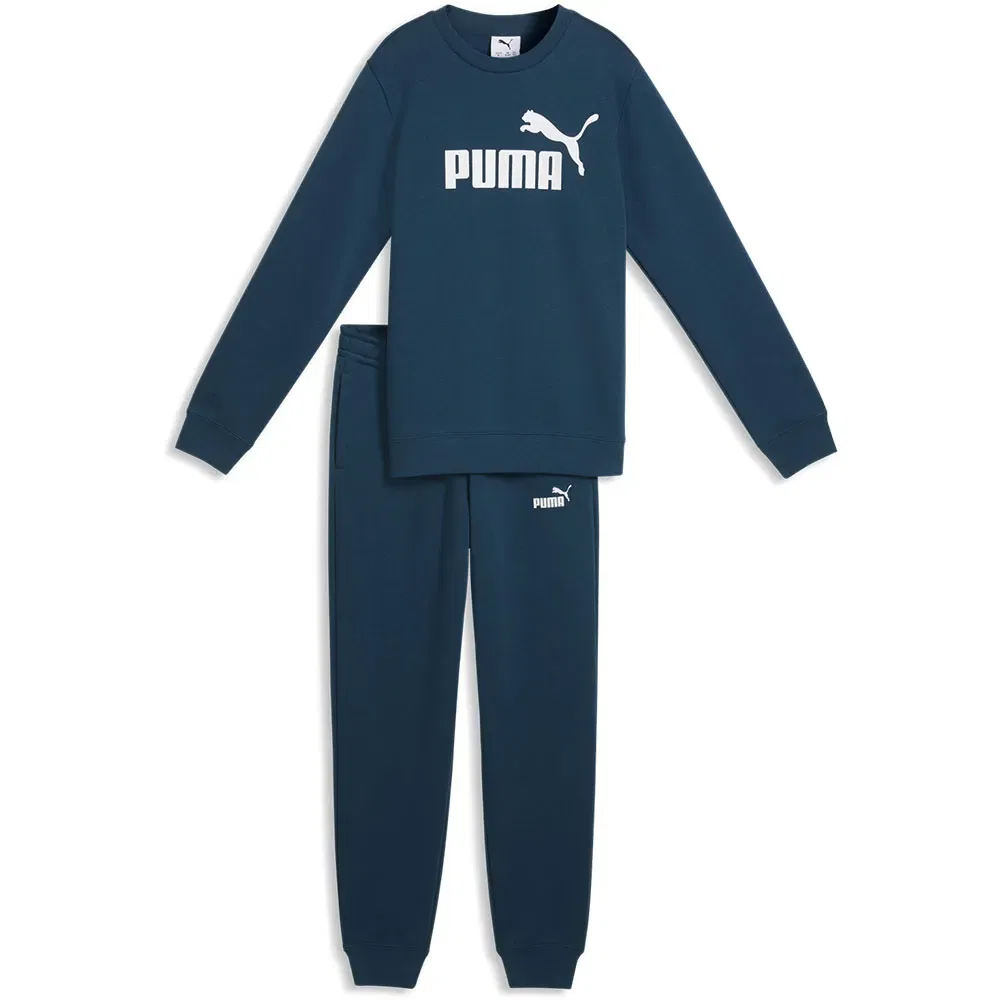 Детский спортивный костюм для мальчиков с принтом Puma, Blue — фото 3