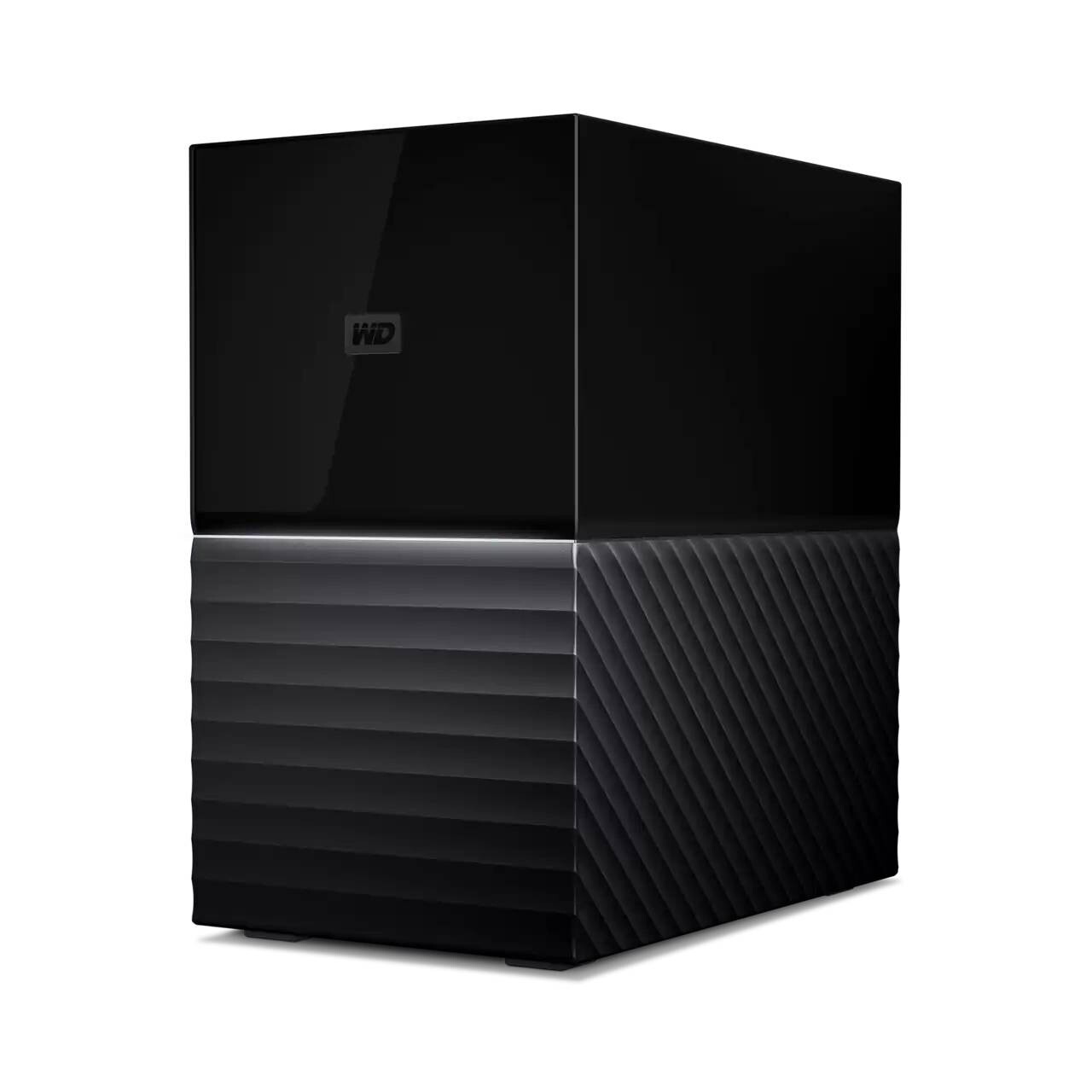 

Сетевое хранилище Western Digital My Book Duo 20 ТБ (2 x 10 ТБ), WDBFBE0200JBK, RAID 0/1, JBOD, черный