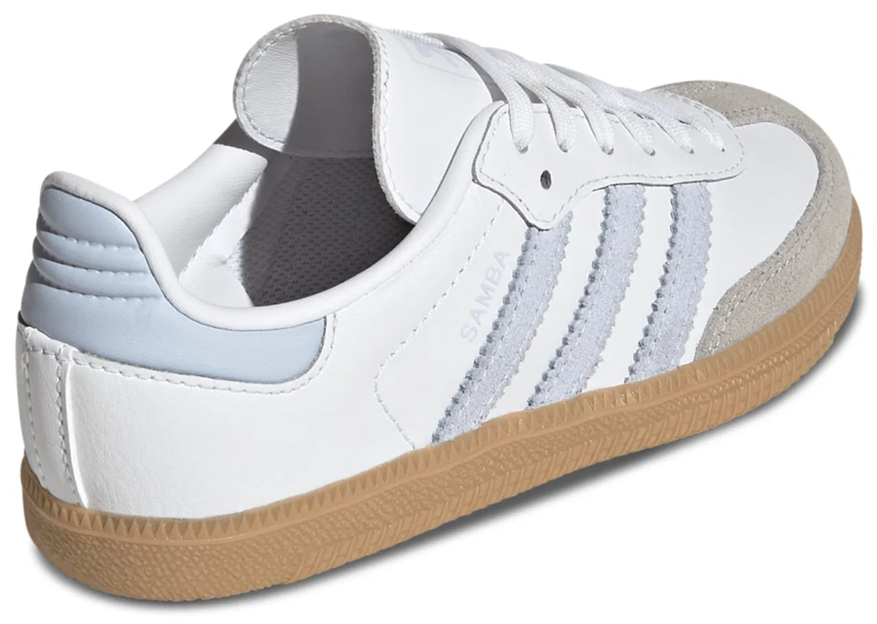 Кроссовки для мальчиков Samba OG Adidas, синий/белый — фото 3