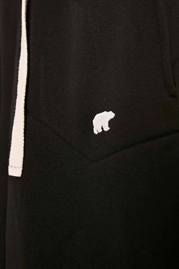 Детские спортивные штаны для девочек с эластичным манжетом Bad Bear, Black — фото 2