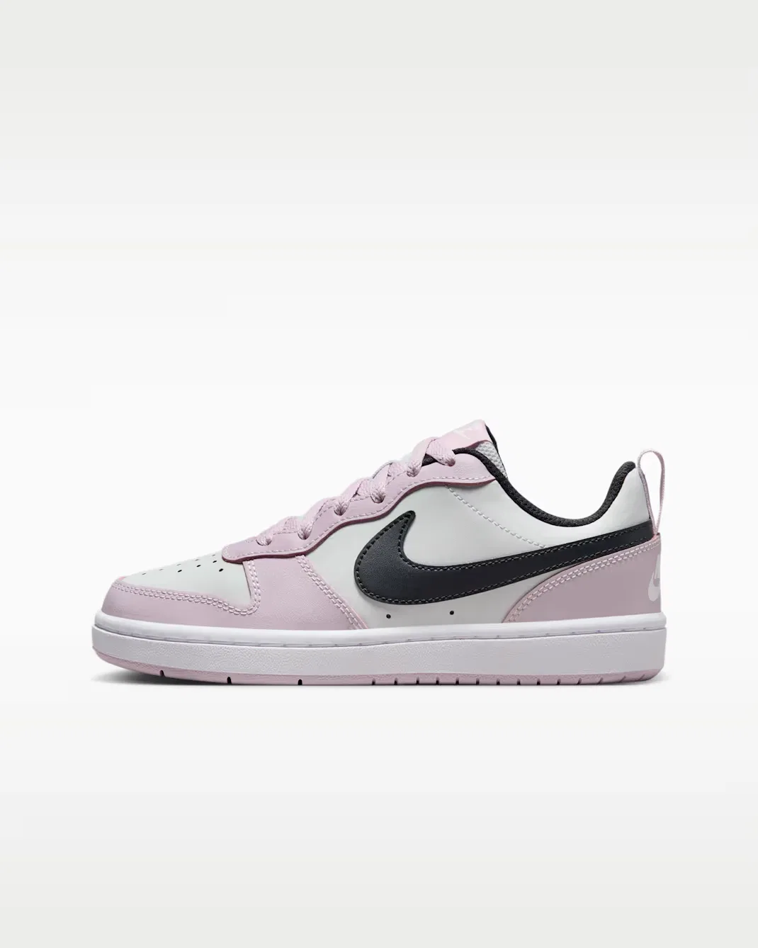 Кроссовки для детей постарше Nike Court Borough Low 2, Photon Dust/Iced Lilac/White/Off Noir