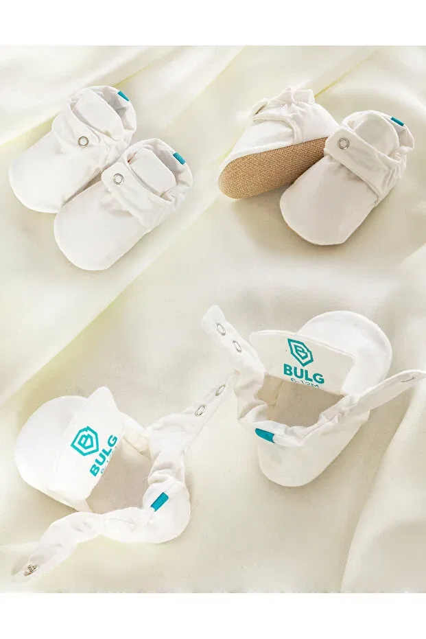 Детские для девочек пинетки хлопковые Bulg, White