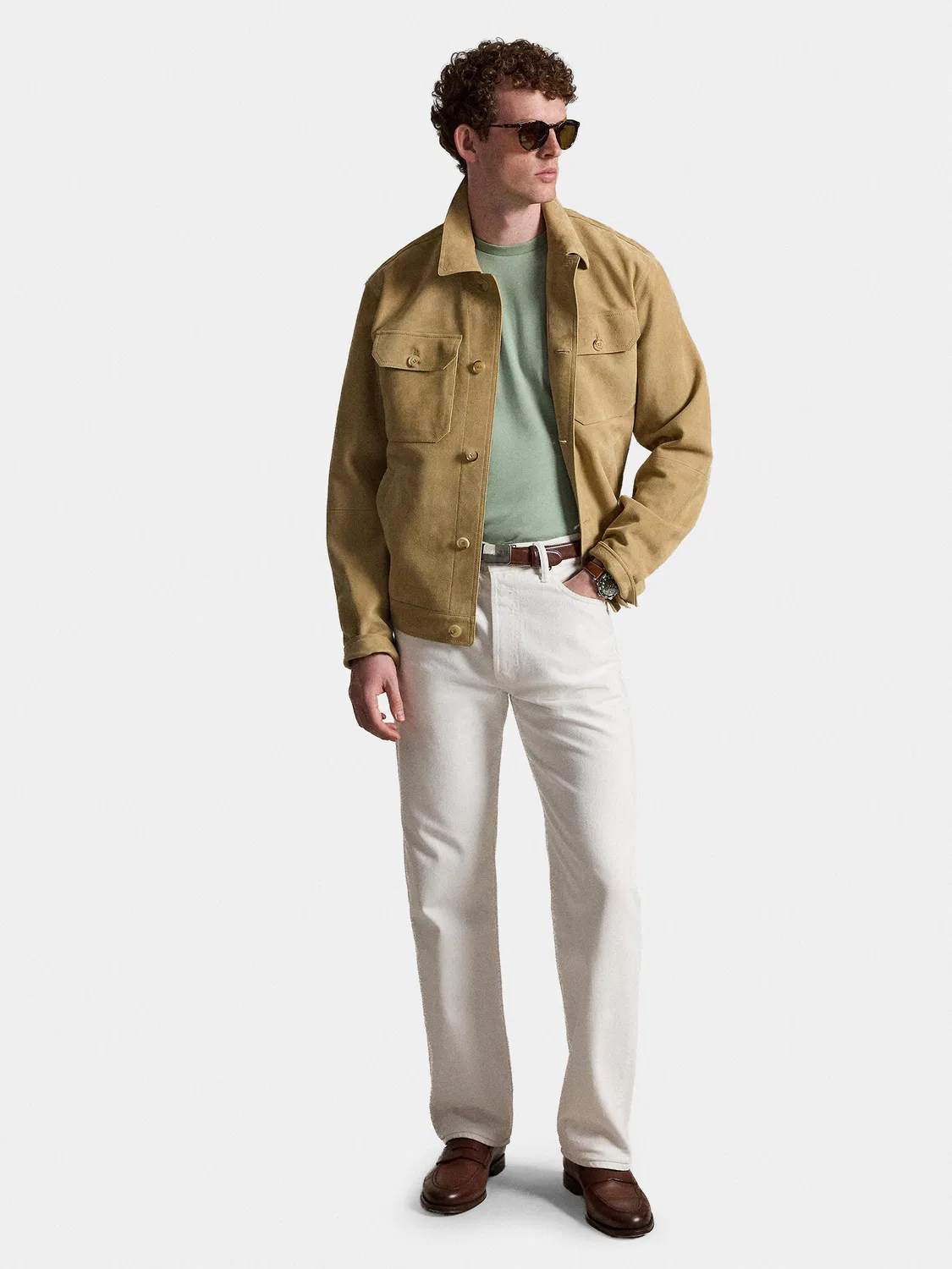 Мужская футболка стандартного кроя Polo Ralph Lauren, светло-зеленый — фото 2