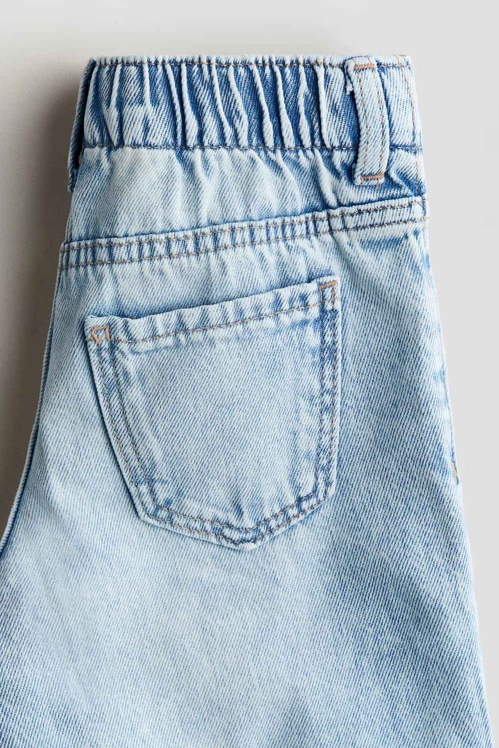 Свободные джинсы с широкими штанинами H&M, Helles Denimblau — фото 3