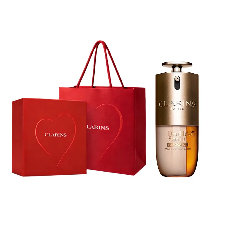 Женская жидкая тональная основа с экстрактом сыворотки 30 мл CLARINS, #L1C Fair (Heart Box)