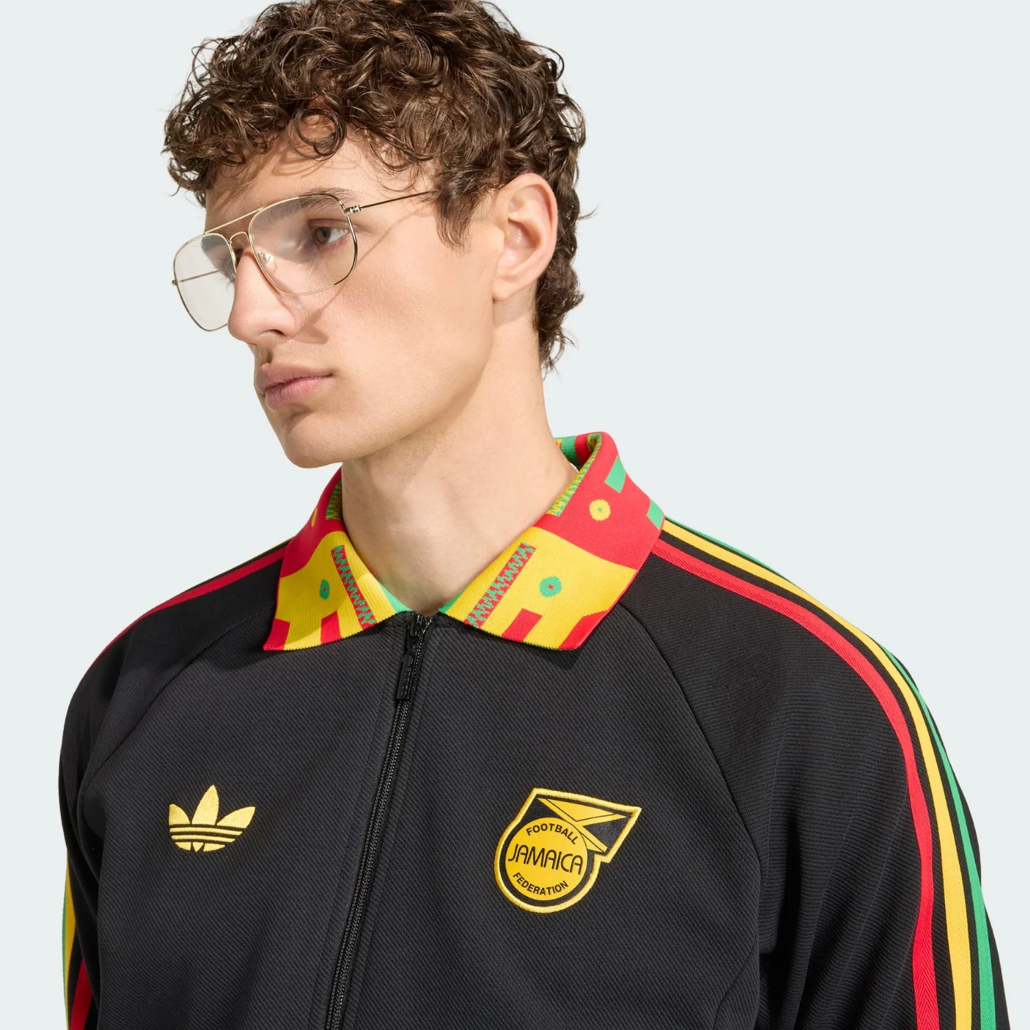 Куртка Adidas Originals Jamaica x Bob Marley 26 Away Anthem, черный — фото 4