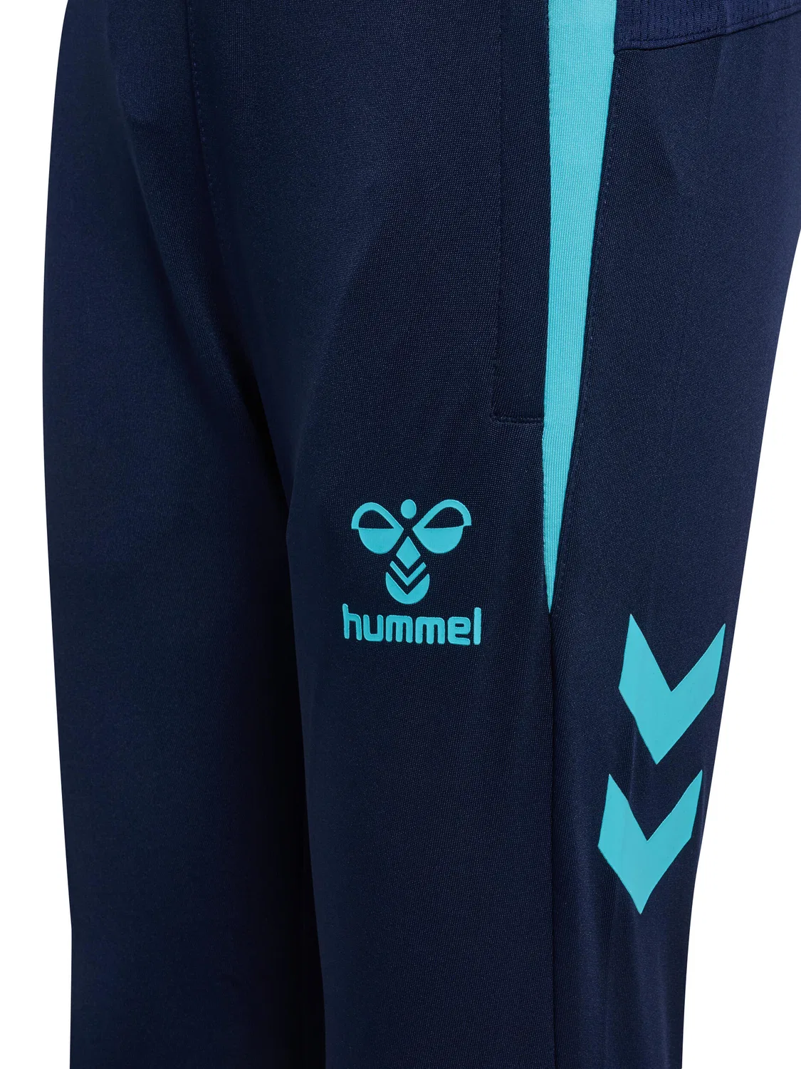 Детские тренировочные штаны с регулируемой талией Hmllead Hummel, Midnight Indigo / Blue — фото 4