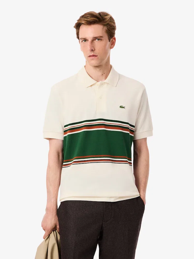 Футболка поло с полосками, MIF LACOSTE