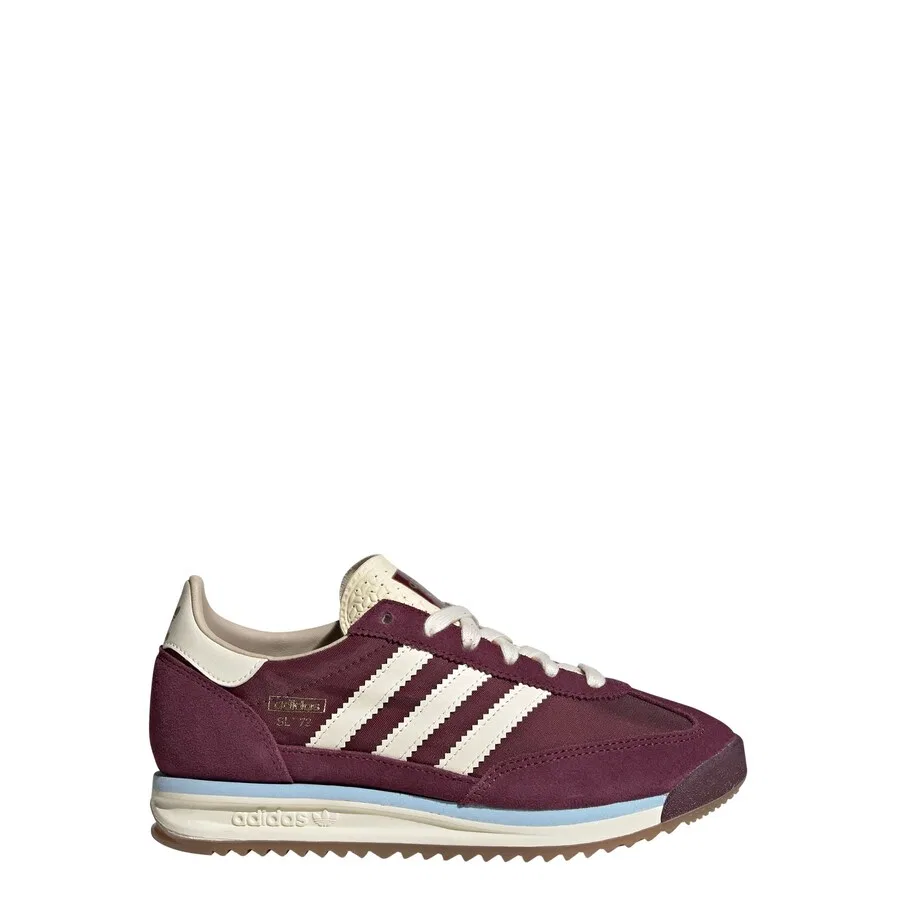 Кроссовки ADIDAS ORIGINALS 'SL 72 RS' в бордовом цвете — фото 2