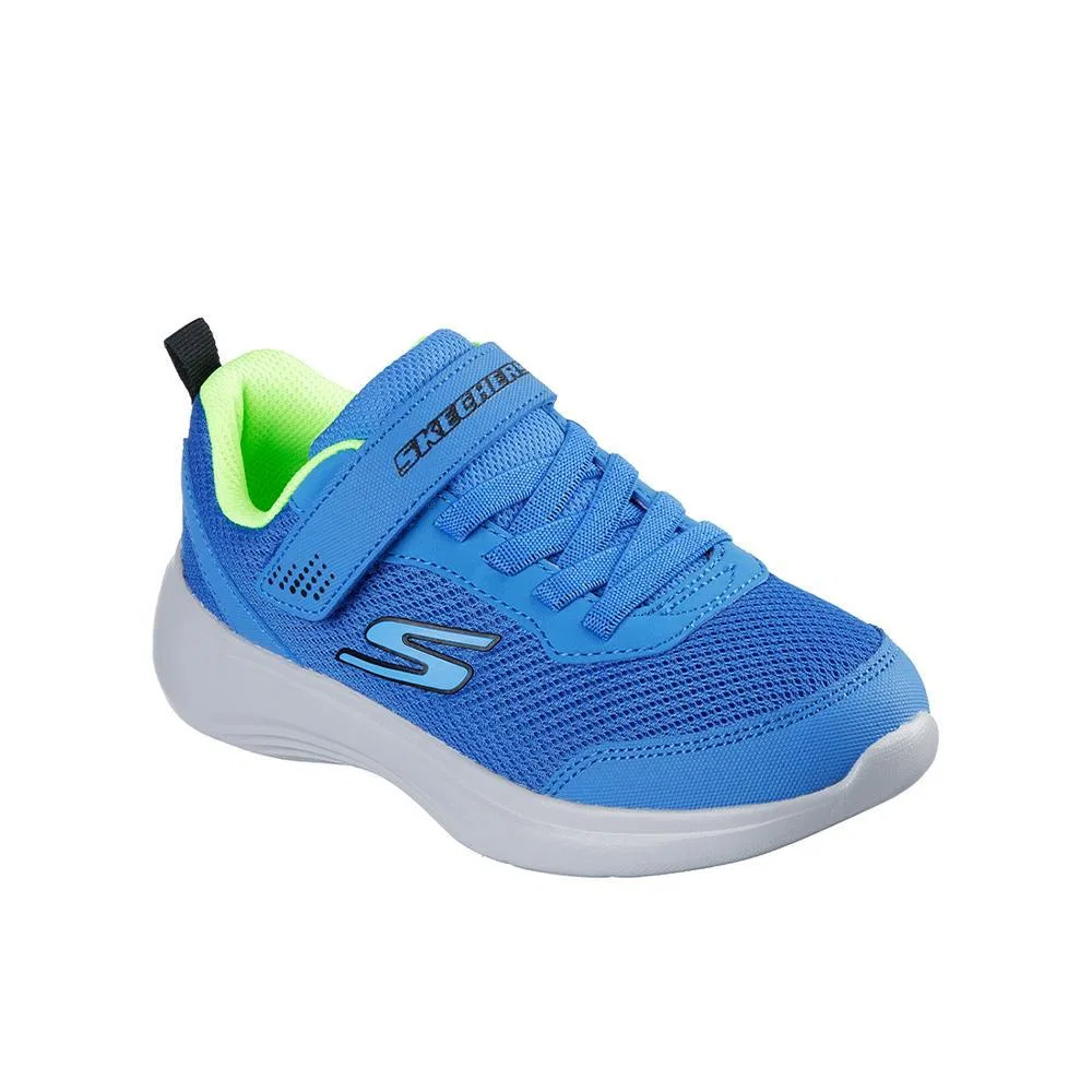 Детские кроссовки для мальчиков с принтом 403615LBLU Skechers, Blau Fluoreszierendes Grun — фото 2
