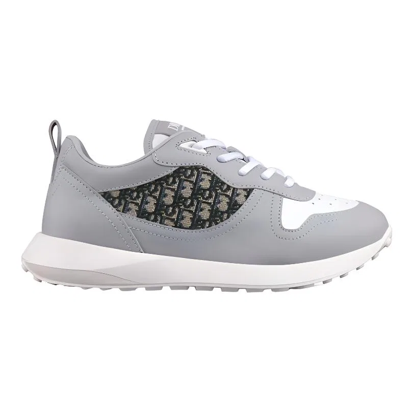 Детские кроссовки из кожи с контрастной вставкой B25 Kids Lifestyle Shoes DIOR — фото 3