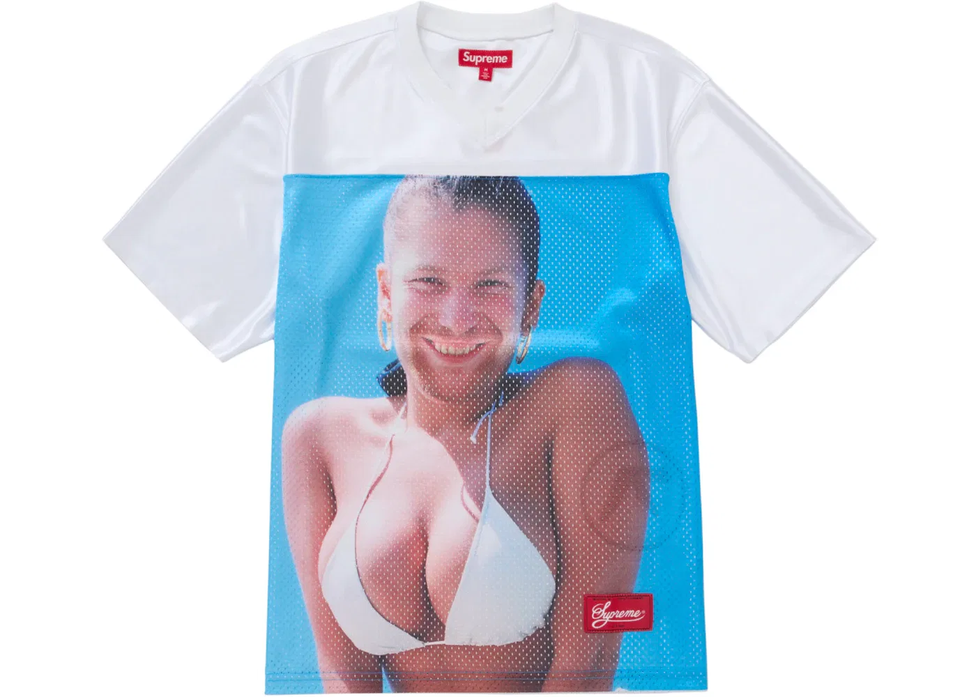 Мужская футбольная джерси с принтом Aphex Twin Supreme, White