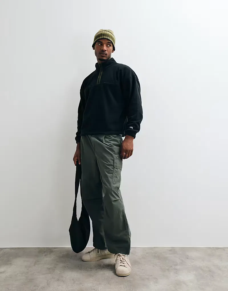Свитшот на четверть молнии Redwood Levi's, черный — фото 2