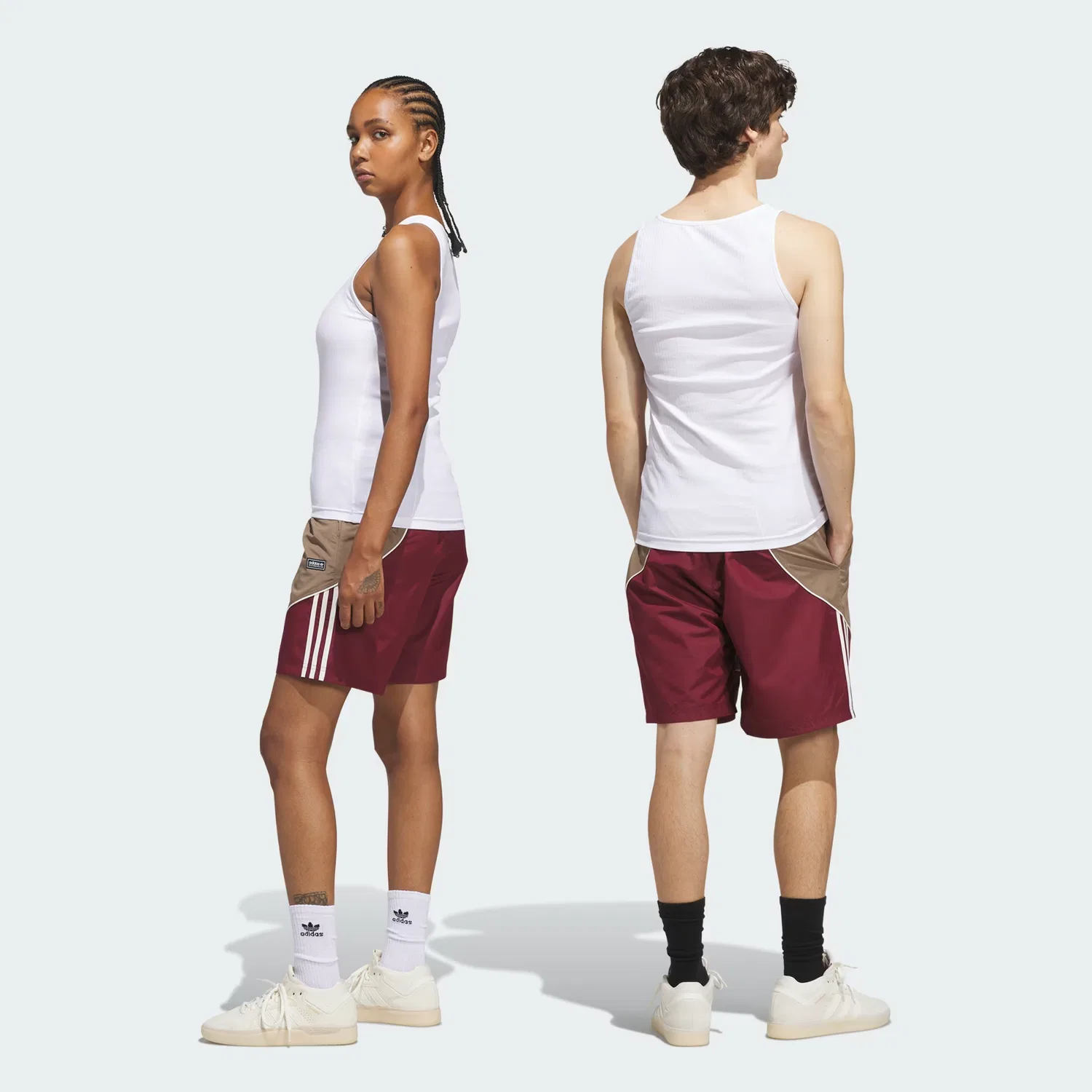 Шорты свободного кроя Offside Adidas Originals, хаки — фото 2