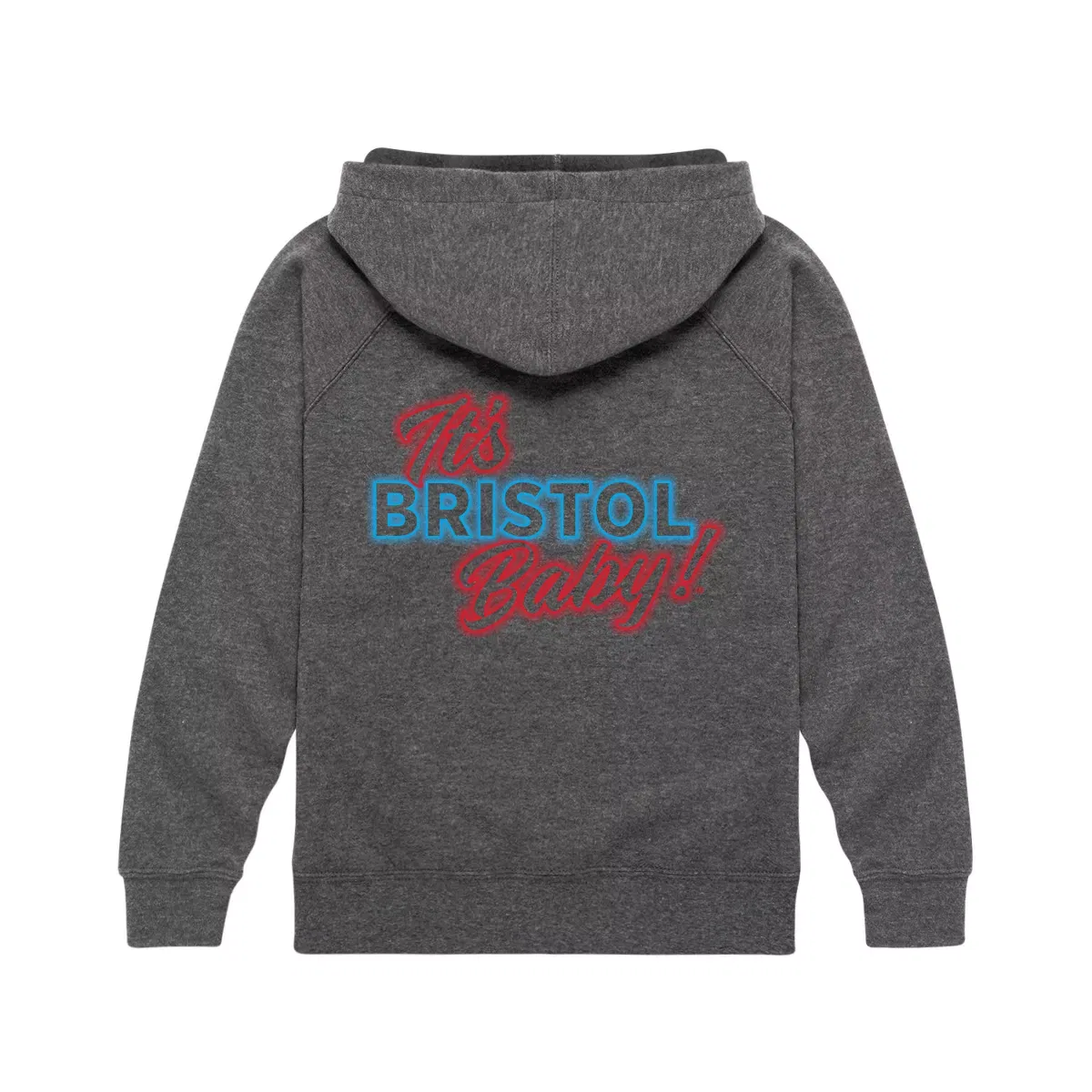 Детское худи с длинным рукавом NASCAR It'S Bristol Baby, Heather Charcoal