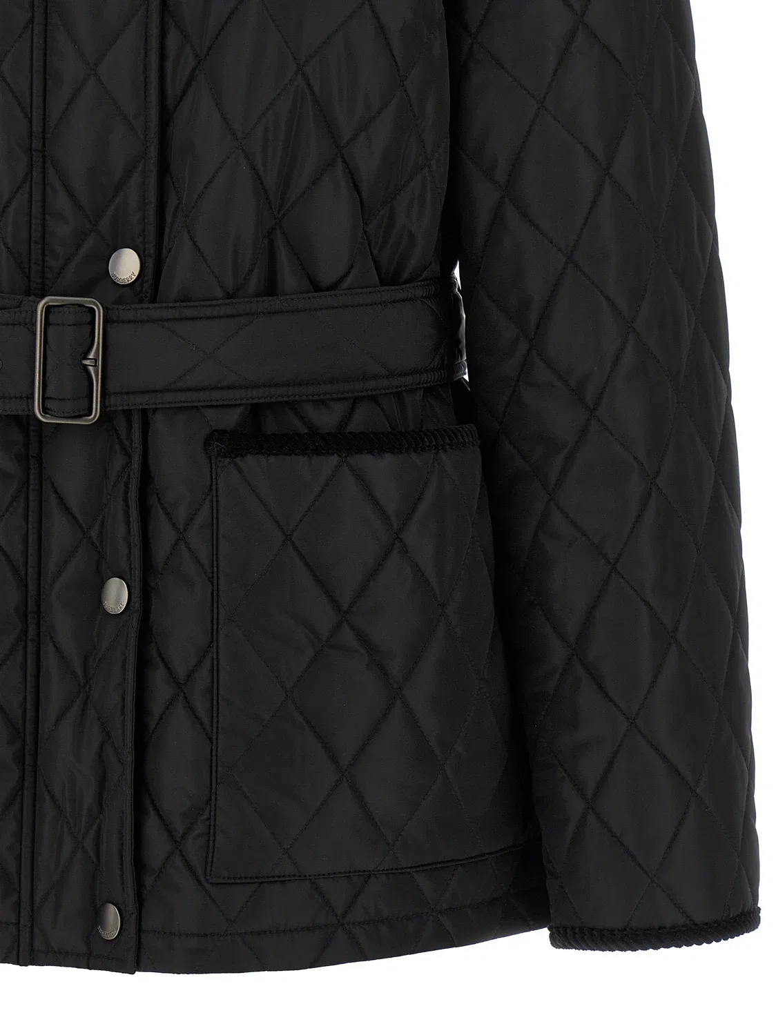 Стеганая куртка Chiltern BURBERRY, черный — фото 4