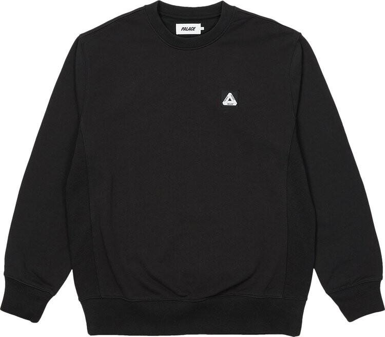 

Толстовка Palace Square Patch Crew 'Black', черный