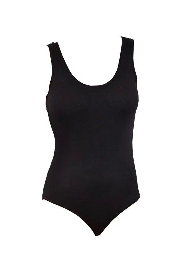 Детское боди для девочек с широкой лямкой Namaldı, Black