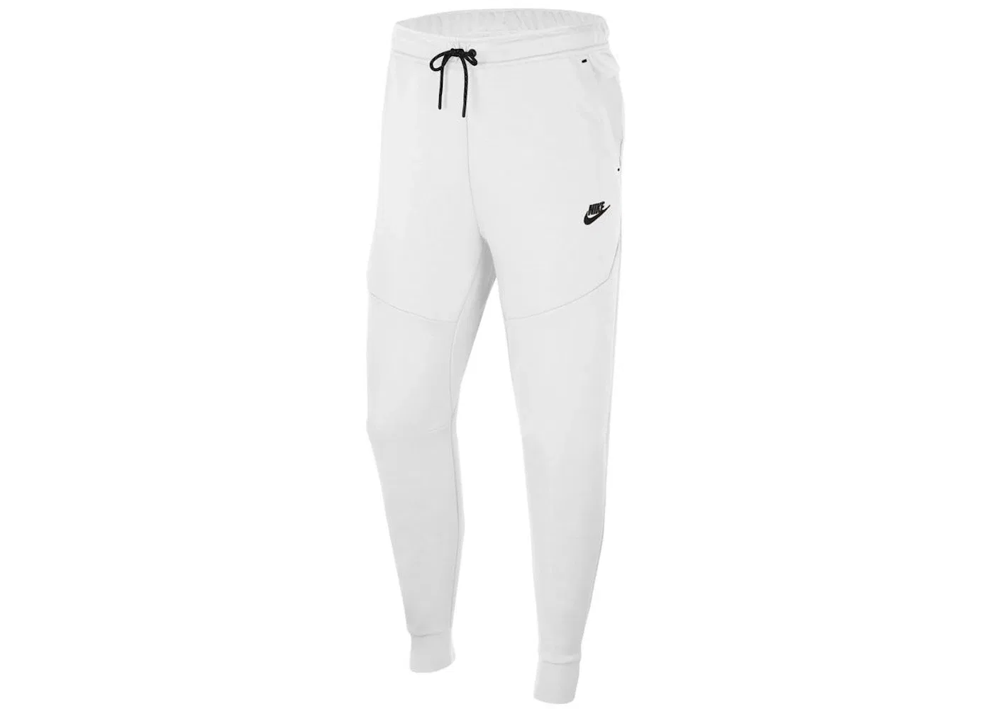 Мужские спортивные штаны из флиса Tech Fleece Nike, White/Black