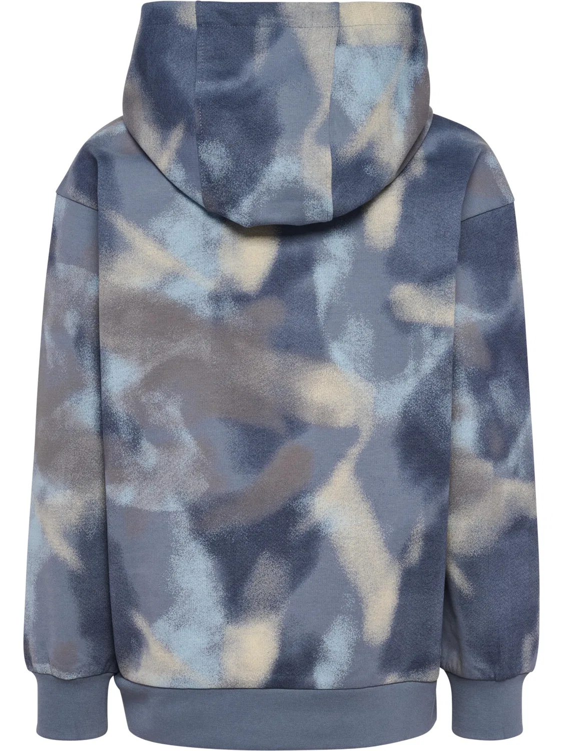 Детское худи свободного кроя Loose Aop Hoodie Hummel, цвет Grau — фото 2