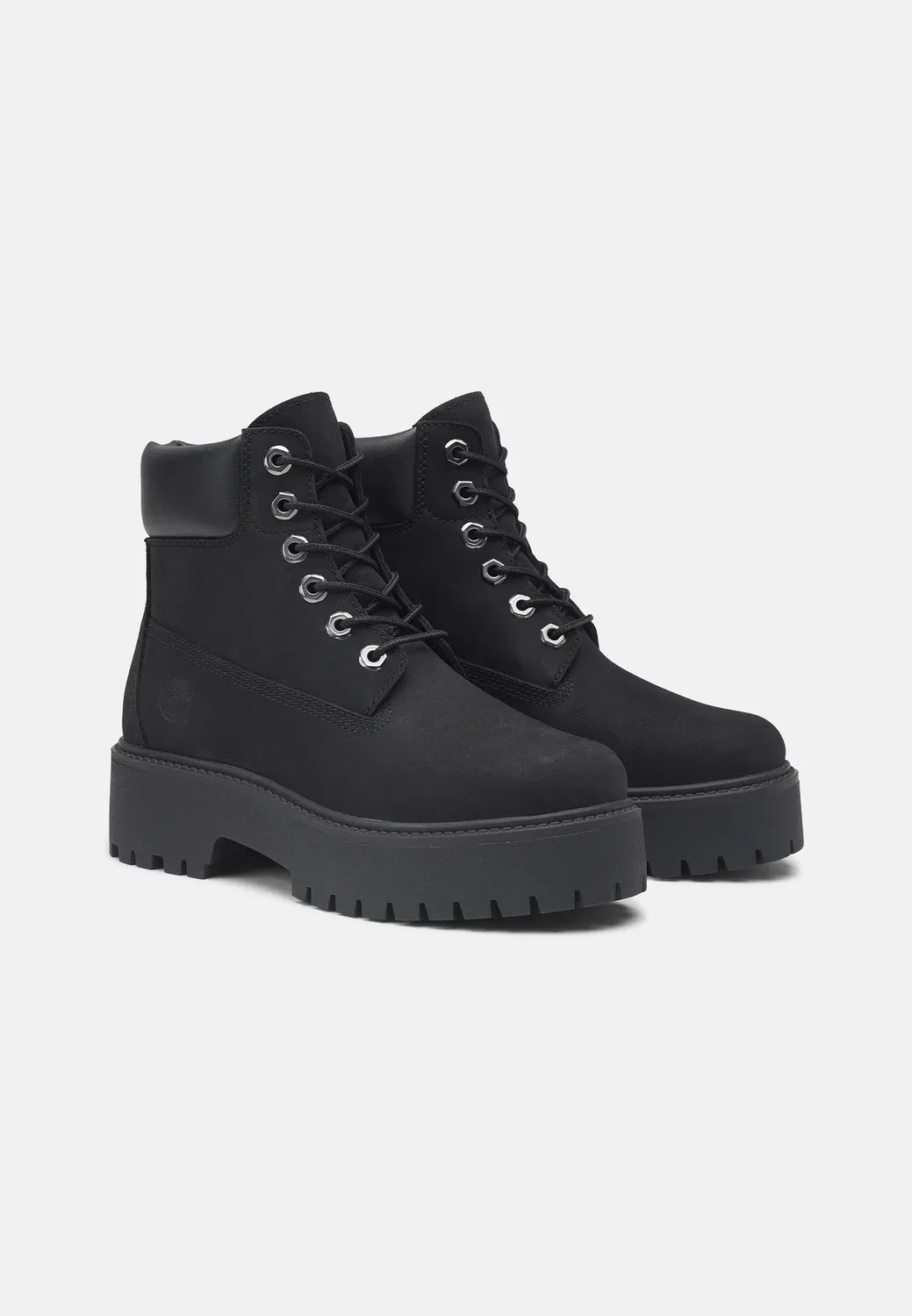 Водонепроницаемые ботинки Stone Street 6 дюймов на шнуровке - зимние ботинки Timberland, Black Nubuck — фото 2
