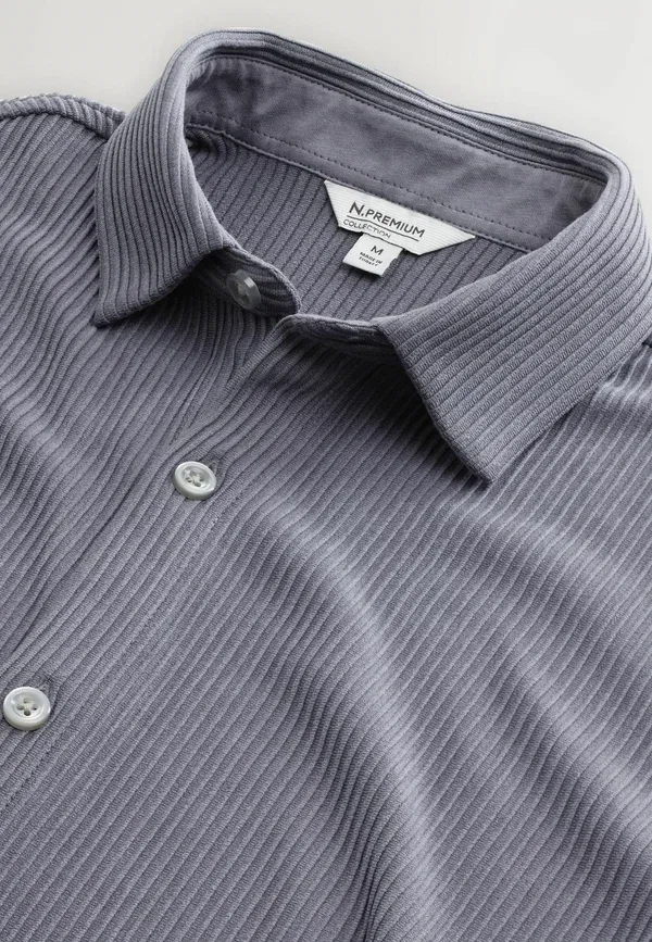 Рубашка джерси Regular fit Next grey, серый — фото 2