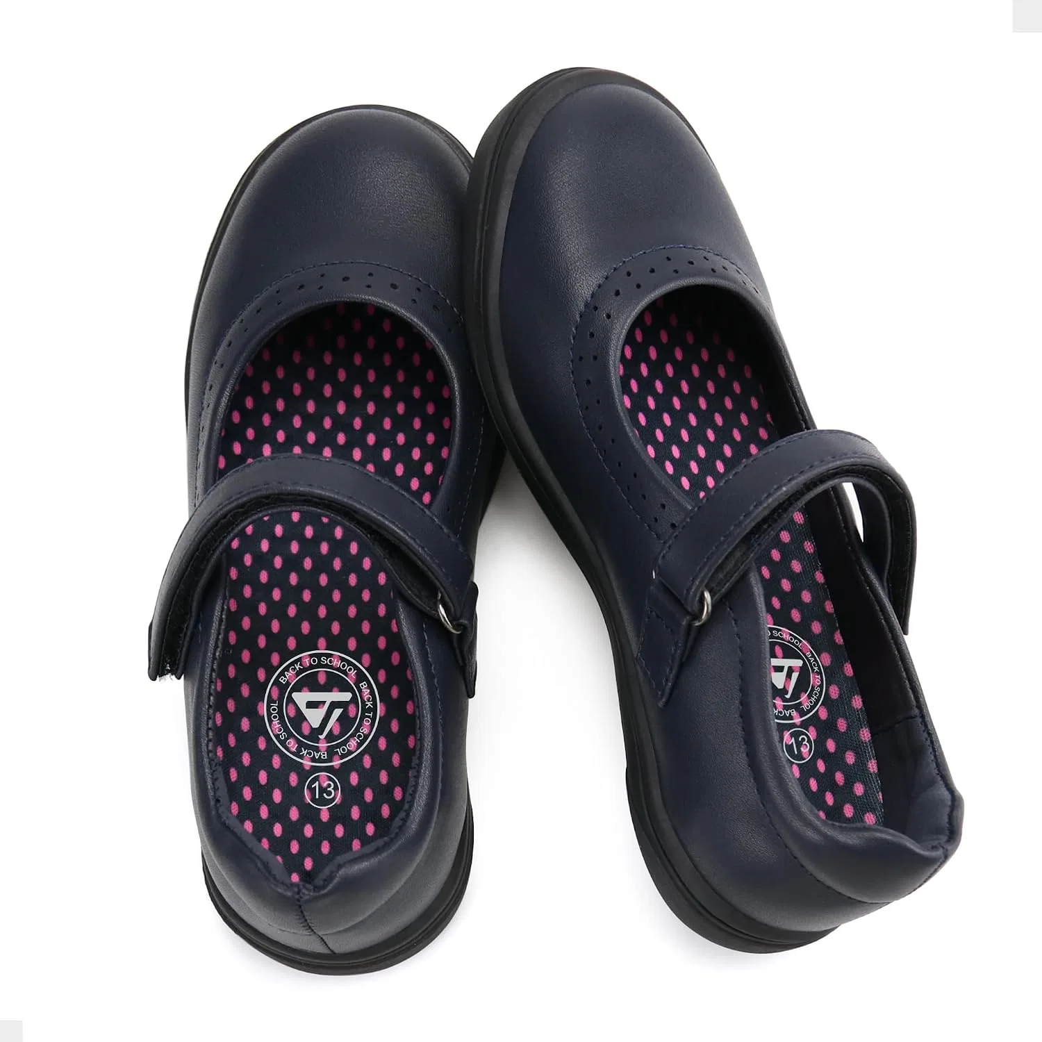 Детские туфли Мэри Джейн для девочек JABASIC, Navy
