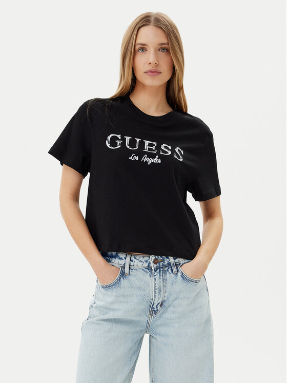 

Футболка обычного кроя V5GI09 K9RM1 Guess, черный