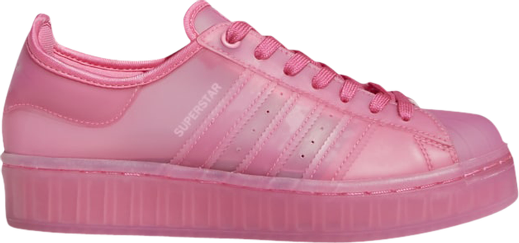 Кроссовки Adidas Wmns Superstar Jelly 'Semi Solar Pink', розовый - фото