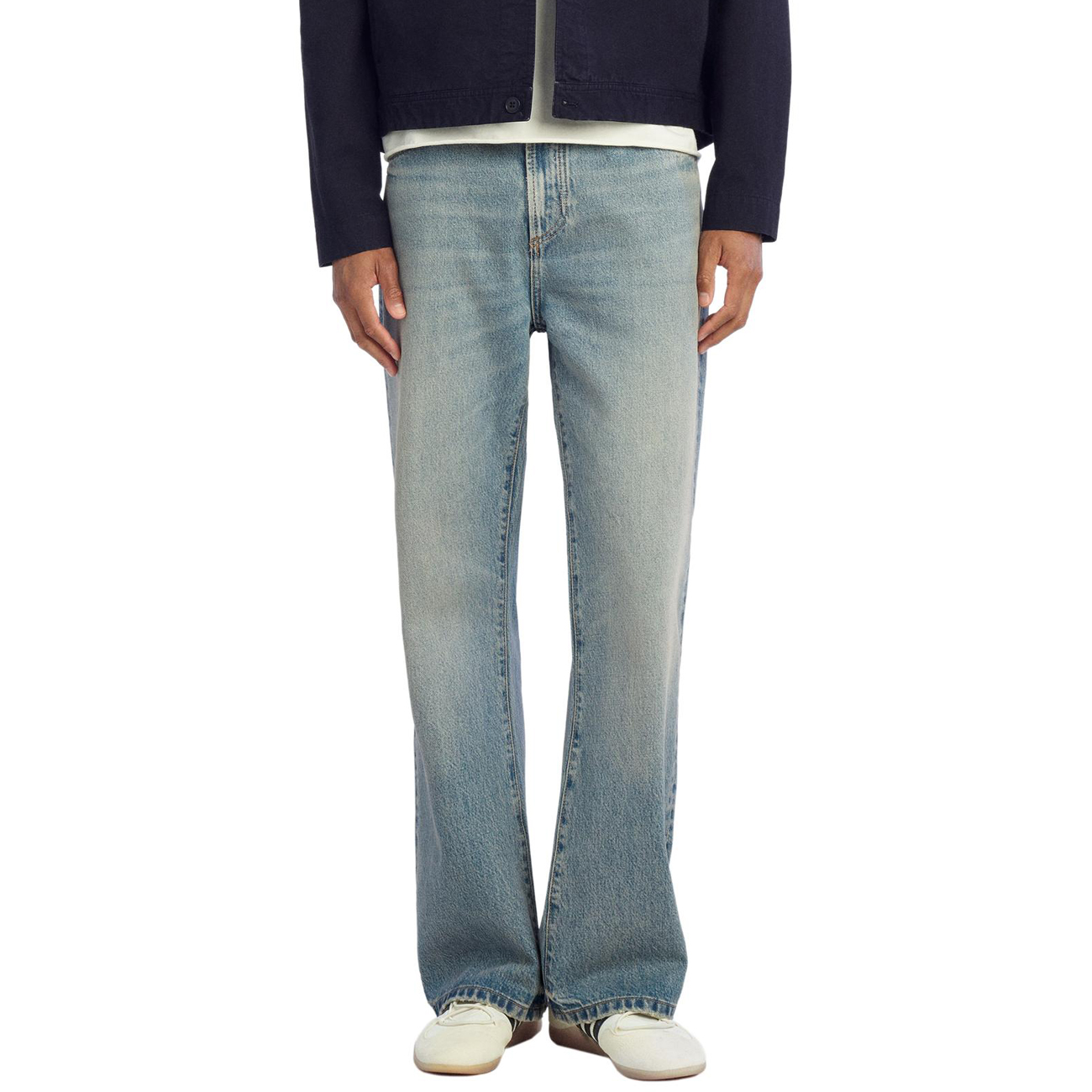 Джинсы Zara Benito Antonio Collection Flare Fit, средне-синий