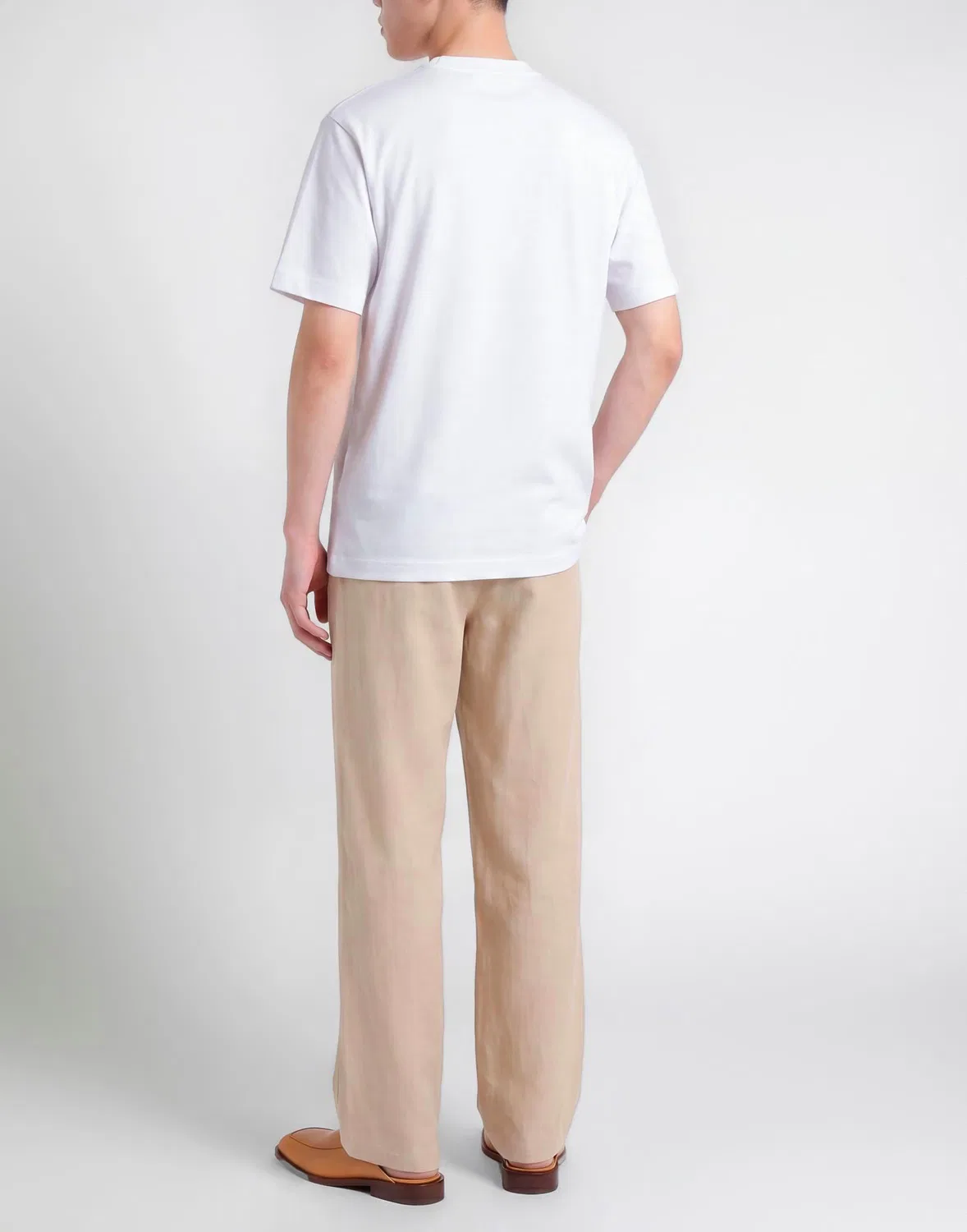 Мужская футболка с принтом Jacquemus, белый — фото 3