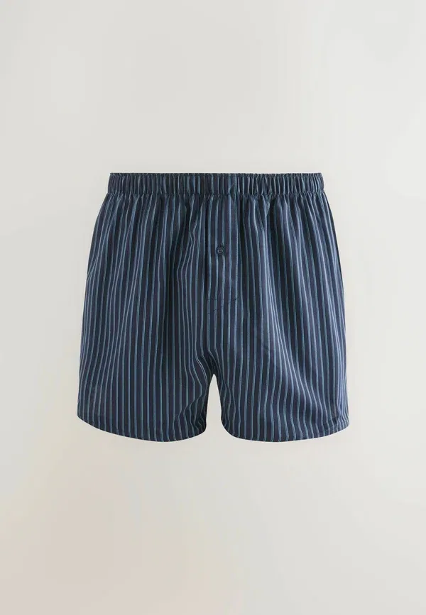 Комплект боксеров из 4 штук, хлопок, Striped, Next, темно-синий — фото 4