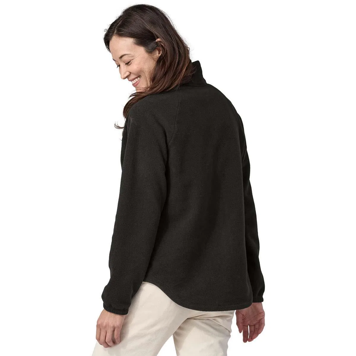 Куртка Patagonia Classic Microdini, флисовая, женская, Black — фото 3