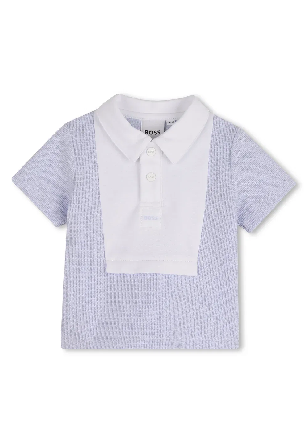 Комплект для новорожденного - рубашка-поло Boss Kidswear, Pale Blue — фото 3