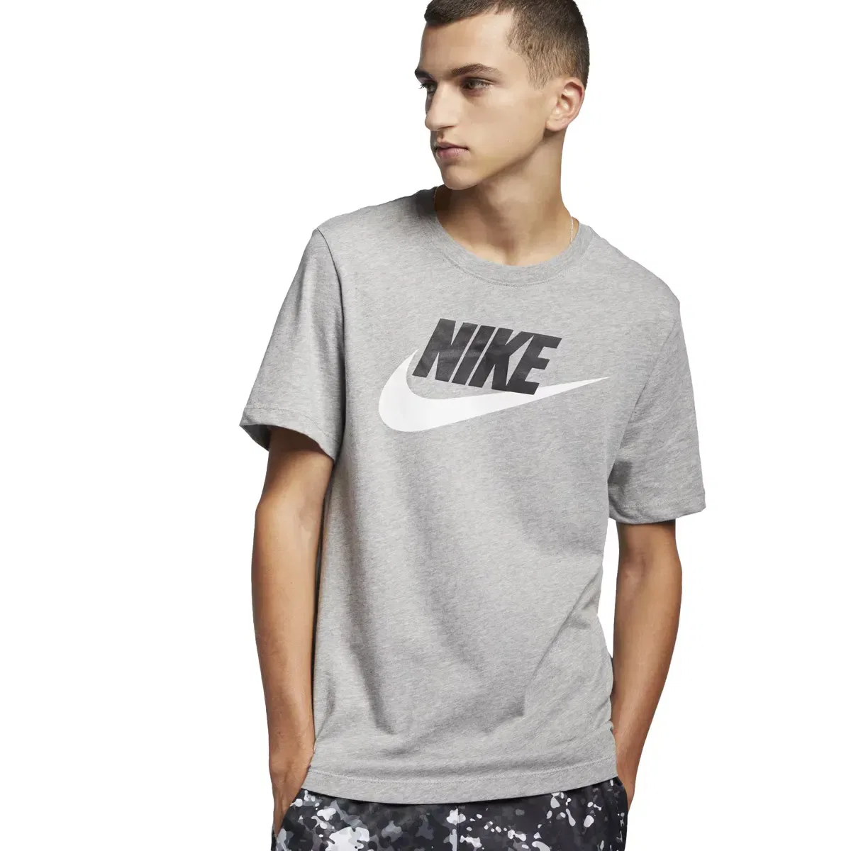 Мужская футболка хлопковая Sportswear Icon Futura Nike, Gris