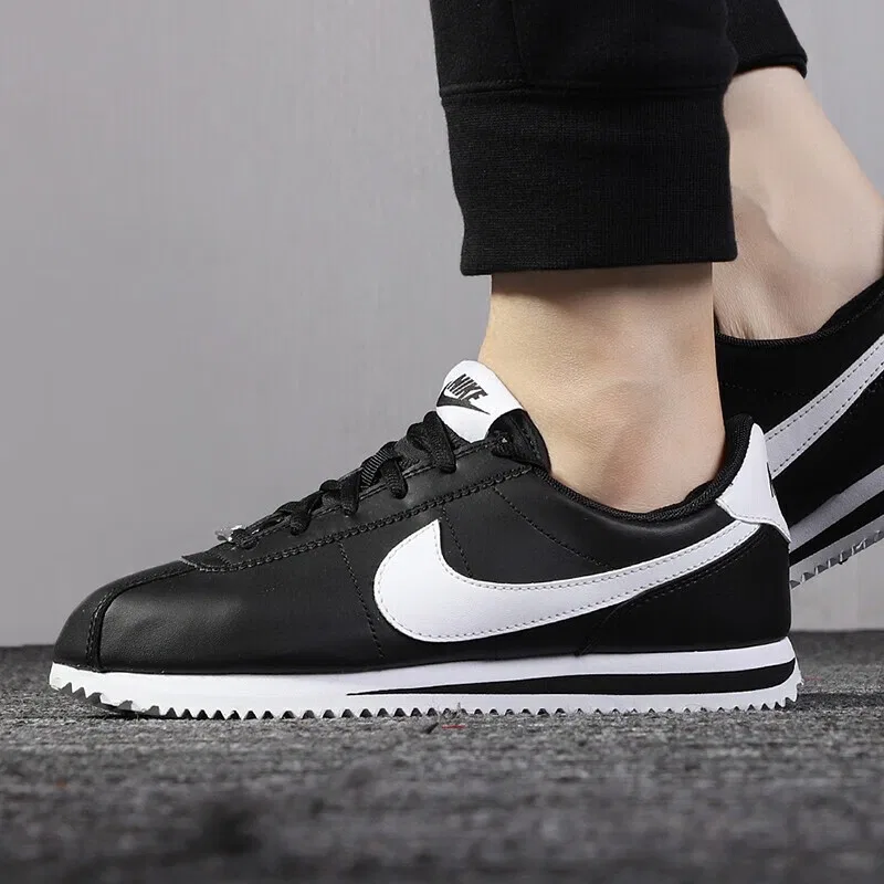 Детские кроссовки с ретро-дизайном Cortez Basic Nike, Black — фото 3