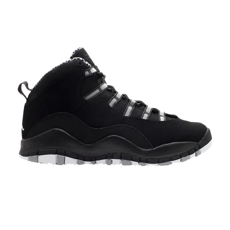 

Кроссовки Air Jordan 10 Retro GS 'Stealth', черный