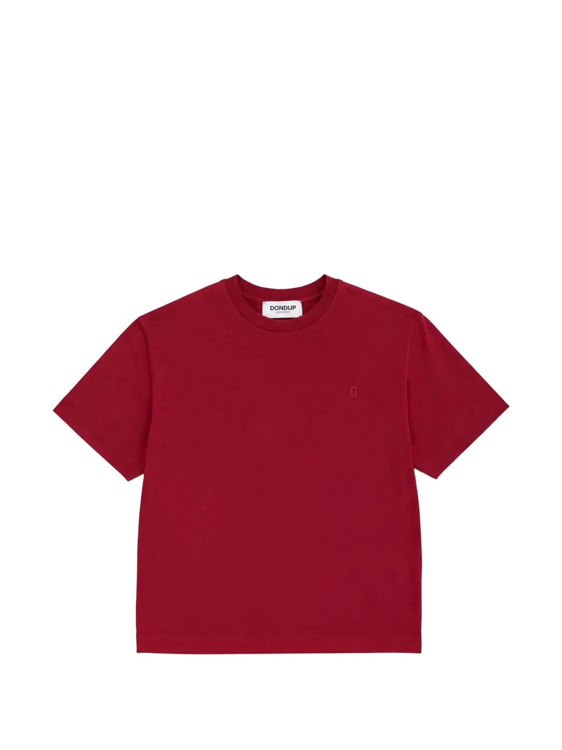 Футболка с вышитым логотипом Dondup Kids, красный