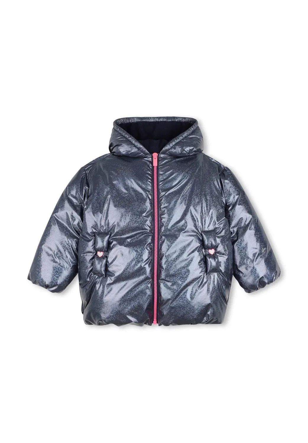 Пуховая куртка для девочки - зимняя куртка Billieblush, Navy